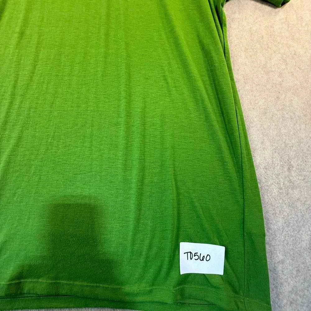 The‎ North Face Mens VaporWick Performance T-Shirt Lime Green Short Sleeve XL